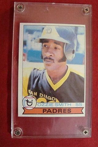 Ozzie Smith 1979 Topps Baseball Rookie Card 116 San Diego Padres Cardinals Hof