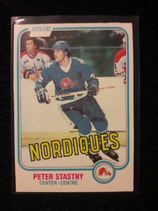 1981 - 82 Opc O - Pee - Chee Peter Stastny Rookie Card Rc 269 Ex
