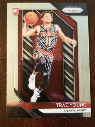 2018 - 19 Trae Young Panini Prizm Rookie Card Rc 78 - Atlanta Hawks