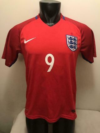 England 9 Harry Kane 2016 Nike Dri Fit Soccer Jersey Mens Medium