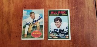 Ernie Stautner Signed 1960 Topps Card Hall Of Fame