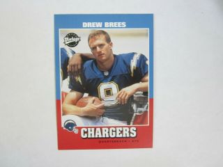 2001 Upper Deck Vintage 251 Drew Brees Card (b5) Chargers / Orleans Saints