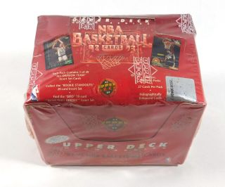 1992 - 93 Upper Deck Nba Basketball High Series Jumbo Box (20 Packs)