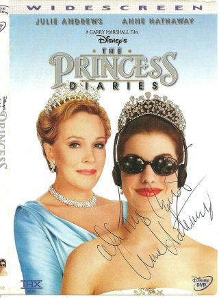 Ann Hathaway Autographed Dvd Cover