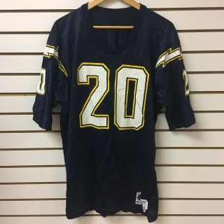 Vintage San Diego Chargers Natrone Means Football Jersey Size 44 Champion