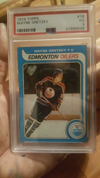 1979 Topps Wayne Gretzky 18 Psa 3 Rookie Rc Bgs? 