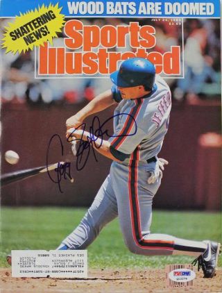Mets Gregg Jefferies Authentic Signed Sports Illustrated 1989 Psa/dna Q12279