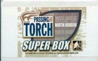 2005 Itg Passing The Torch Box Complete Set Martin Brodeur Patrick Roy