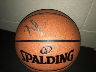 Marvin Bagley Iii Kings Signed Autographed Spalding Official Size Basketball