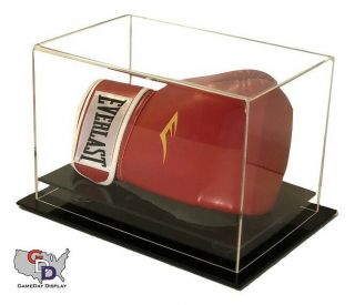 Counter Or Desk Top Horizontal Boxing Glove Display Case By Gameday Display