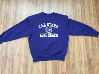 Cal State Long Beach 49ers Awesome Jansport Size L Pullover Sweatshirt