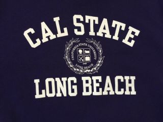 Cal State Long Beach 49ers AWESOME Jansport Size L PULLOVER Sweatshirt 2