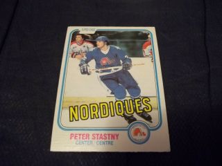 1981 - 82 Opc O - Pee - Chee 269 Peter Stastny Rookie Nordiques - Exmt
