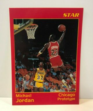 Michael Jordan Star Company Mj Prototype / / Promo With Magic Johnson