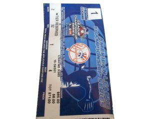 2004 American League Championship Series Game Ticket Stub