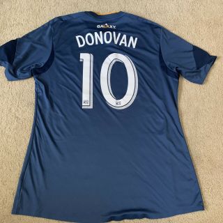 USA Los Angeles LA GALAXY 10 Donovan MLS Soccer Jersey Size XL Blue Herbalife 6
