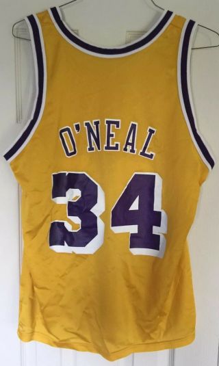 Shaquille O’neal - Lakers Throwback Jersey.  Size: 44