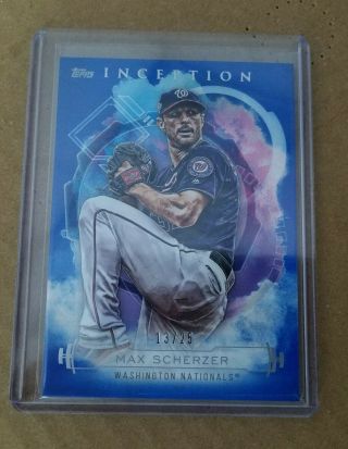 2019 Topps Inception Blue 