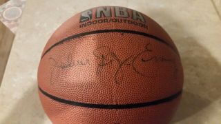 Julius Erving Dr.  J Autographed Basketball Jsa Certified 76er 
