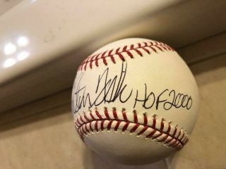 Carlton Fisk HOF 2000 Chicago White Sox autograghed Baseball 2