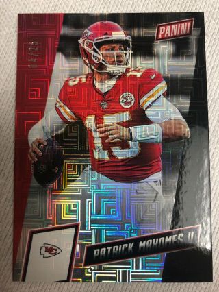 2019 Panini National Silver Pack Patrick Mahomes Etcher Squares 4/25 Made