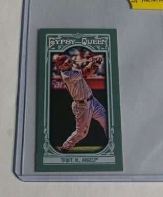 R7427 - Mike Trout - 2013 Topps Gypsy Queen - Mini - 14 - Angels -