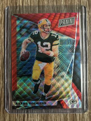 Aaron Rodgers 2018 Panini Red National Vip Prizm 12/25 7 Ebay 1/1 Packers