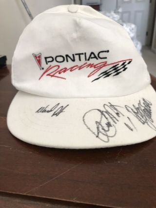 Pontiac Racing Signed Promotional Hat - Mid 1990’s
