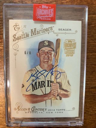 2019 Topps Archives Signature Series Corey Seager 