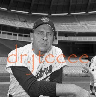 1966 Gil Hodges Washington Senators - 120mm Baseball Negative