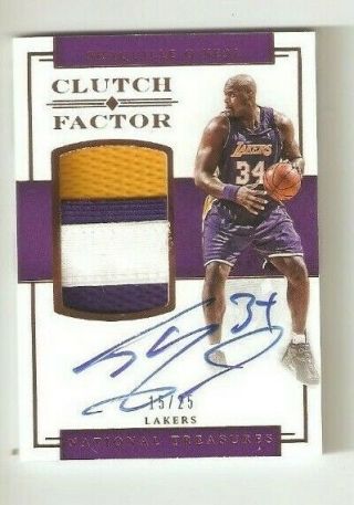 2016/17 National Treasures Shaquille O 