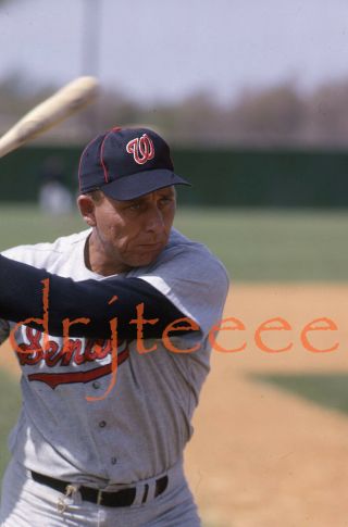 Gil Hodges Washington Senators - 35mm Baseball Slide