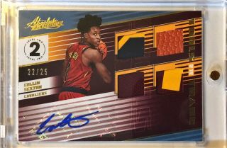 2018 - 19 Absolute Collin Sexton Level 2 Rookie Patch Auto 22/25