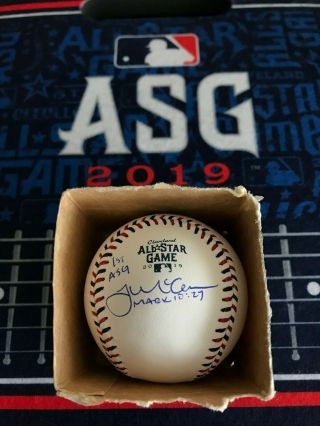 James Mccann Signed 2019 All Star Game Baseball White Sox Autograph Ball