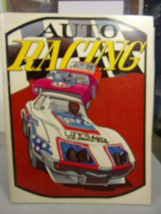 Auto Racing Coloring Book Troubador Press Drag Racing,  Indy Car Ect.