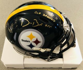 Devin Bush Jr.  Signed Pittsburgh Steelers Autographed Nfl Auto Mini - Helmet (tse)