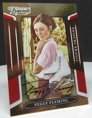 Peggy Fleming 2008 Donruss Sports Legends Certified Autograph Auto /108