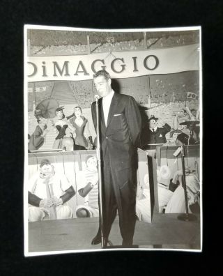 1950s Joe Dimaggio Vintage Photo York Yankees One Of A Kind