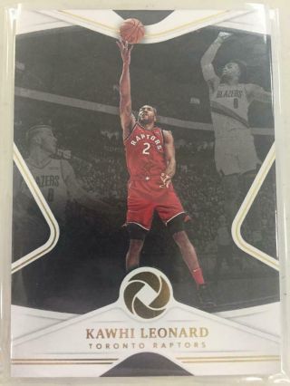 Kawhi Leonard 2018 - 19 Opulence Insert Toronto Raptors 2/39 13 C94