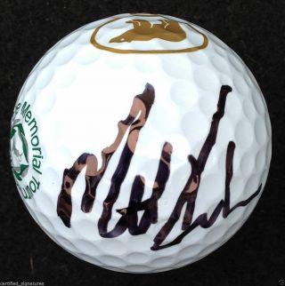Matt Kuchar Signed Memorial Golden Bear Golf Ball 2018 Augusta Masters J1
