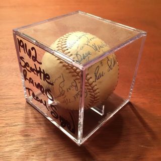 1962 Seattle Rainers Team Signed / Autographed Baseball