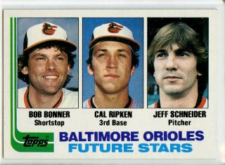 1982 Topps 21 Cal Ripken Jr Rc Baltimore Orioles