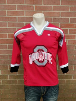 Colosseum Youth Boys Osu Ohio State Buckeyes Hockey Jersey Size M (12 - 14)