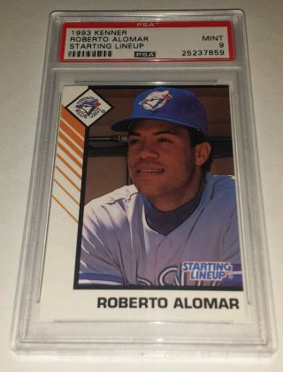 Psa 9 1993 Kenner Starting Lineup Baseball Roberto Alomar Psa 9 Blue Jays