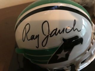 Washington Federals USFL Signed Autographed Mini Helmet - Ray Jauch 2