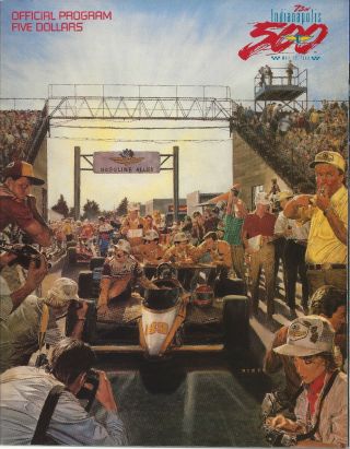1989 Indy 500 Official Program - 73rd Running Of Indianapolis Race