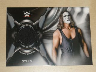 2018 Topps Wwe Authentic Shirt Relic Sr - St " Sting " 27/99