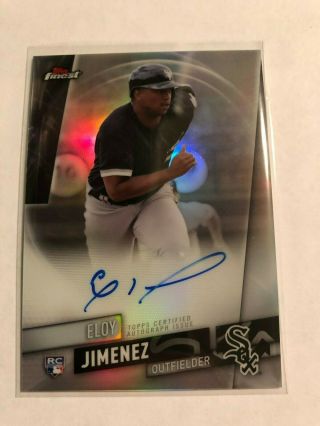 2019 Topps Finest Rookie Eloy Jimenez Autograph Auto Chicago White Sox