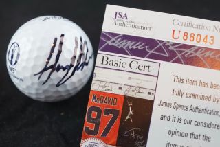 Henrik Stenson Signed 145th Royal Troon 2016 Open Golf Ball,  Jsa U88043