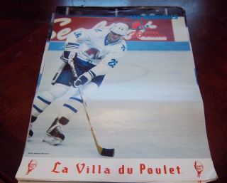 Peter Stastny Quebec Nordiques Hockey Player Poster Kentucky Fried Chicken